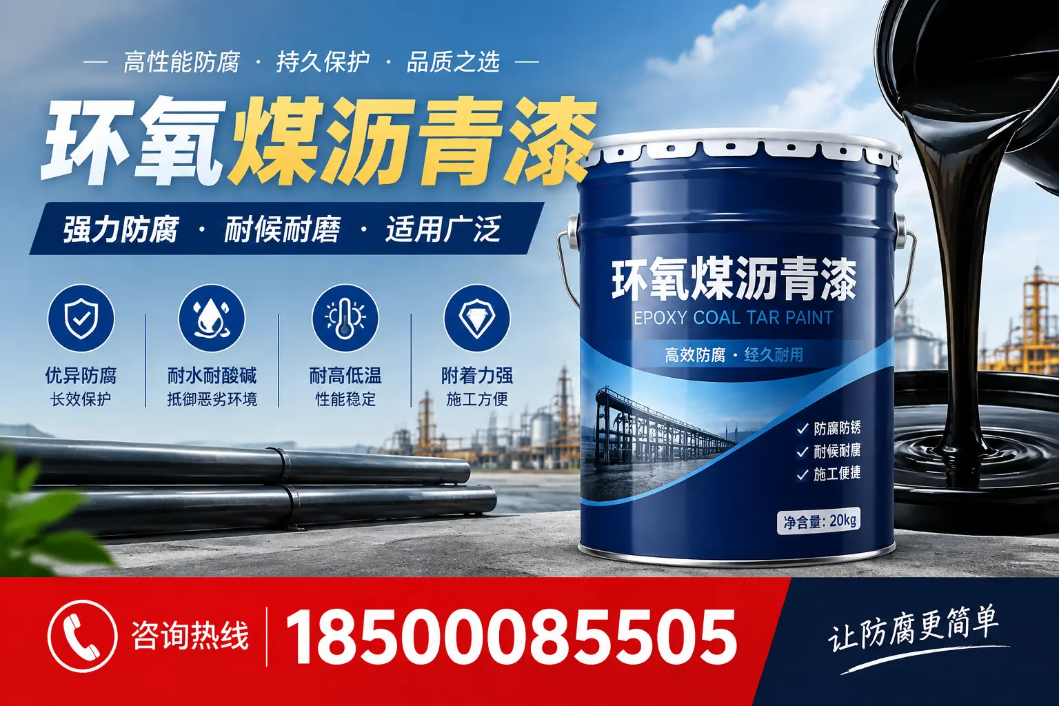 环氧煤沥青漆在不同气候条件下的表现分析，长春适用性